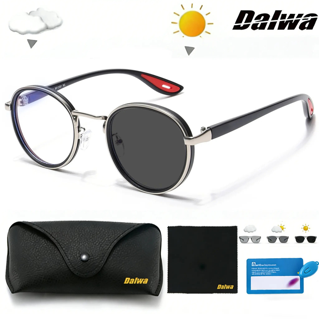 แว่นตา Dalwa ยูนิเซ็กส์ ป้องกันรังสี แสงสะท้อนแสง (Photochromic), กันรังสียูวี, แว่นกันแดดสำหรับใช้ก