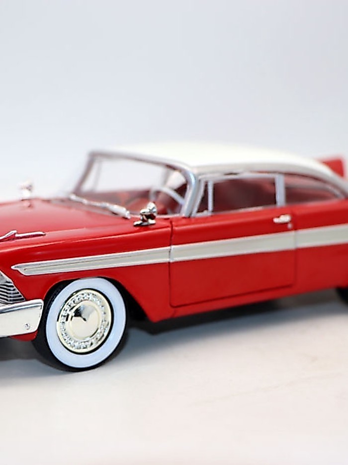 ไฟเขียว 1 24 รถโลหะผสม 1958 Plymouth Fury Plymouth Fury Movie Same Model Out of Print Model