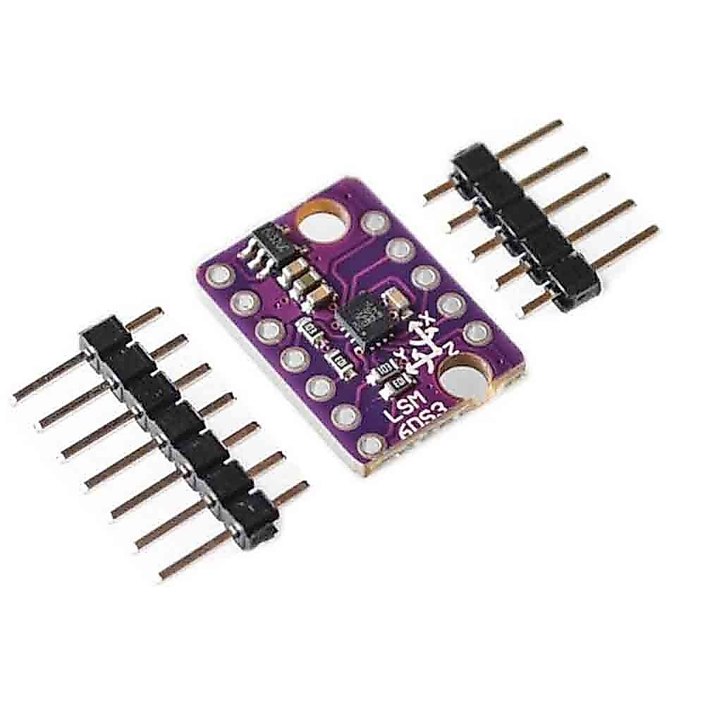 GY-LSM6DS3 Accelerometer Gyro ฝังดิจิตอลอุณหภูมิ Sensor Board SPI IIC I2C อินเทอร์เฟซ Breakout โมดูล