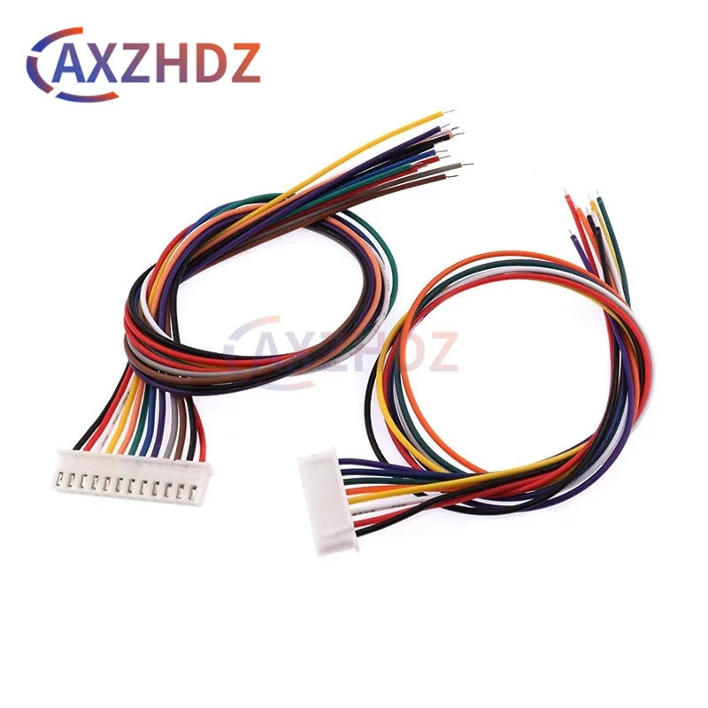 10PCS PH2.0 XH2.54 1.25 มม.2 มม.2.54 มม.2Pin-12Pin 3P 4P 5P 6P 8P 10P ความยาว 20 ซม.สีอิเล็กทรอนิกส์