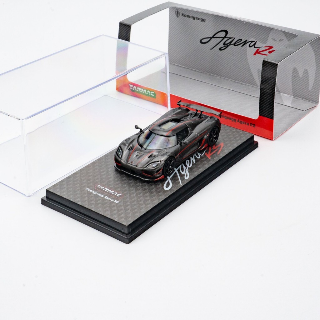 [โมเดลรถขายดี] TW 1: 64 Koenigsegg Koenigsegg Agera RS Koenigseggg Erenigseggg Agera RS Black Carbon