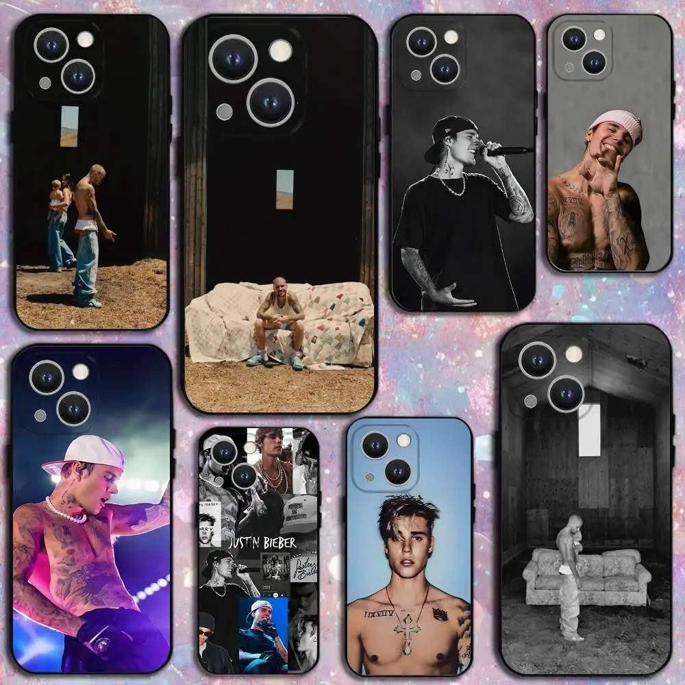 TP-1 นักร้อง J-Justin Bieber เคสโทรศัพท์สําหรับ iPhone 16,15,14,13,12,11 Plus,Pro Max,XS,X,XR,SE,Min