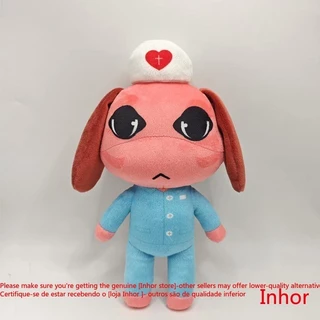 Roblox โรงพยาบาลสัตว์‌ Anomaly Plush Ren Inter Rabbit ตุ๊กตาของเล่นตุ๊กตาน่ารักเลขานุการสุนัขตุ๊กตาสําหรับสาวแฟนของขวัญวันเกิดเด็ก