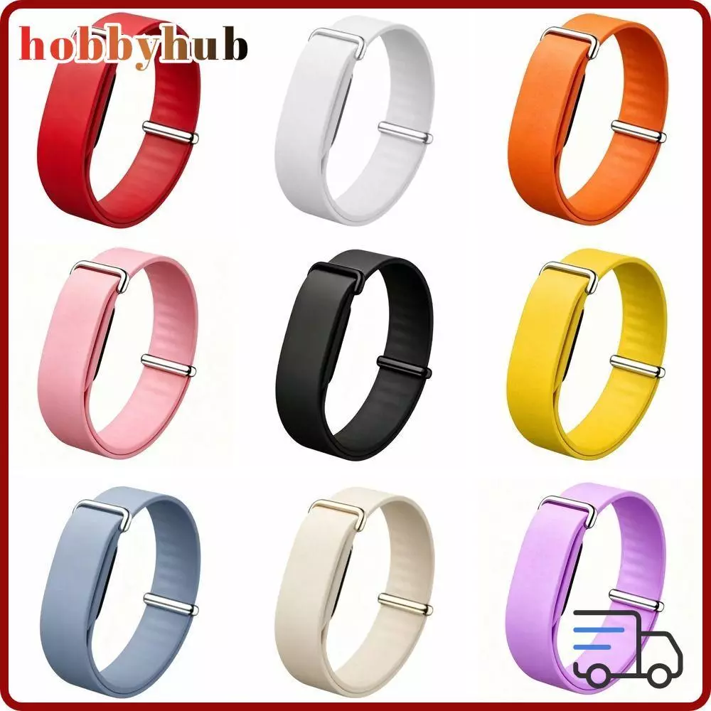 สายรัดข้อมือ HOBBYHUB ซิลิโคนกีฬา สายนาฬิกาเปลี่ยน Fitbit Air ออกแบบห่วงนุ่ม ปรับขนาดได้ คุณภาพสูง