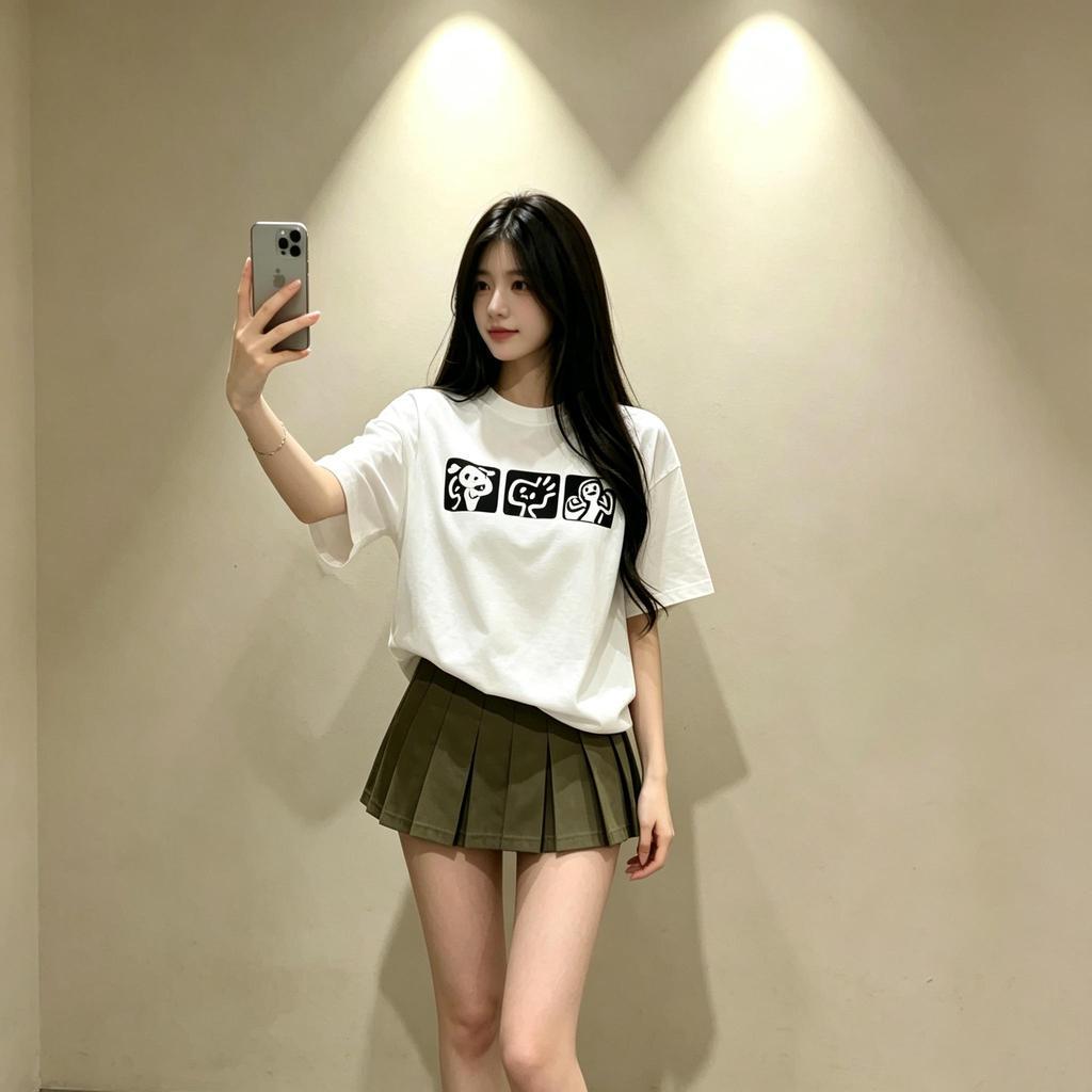 ZY 2026 เสื้อยืดครึ่งแขน ผู้หญิงคอกลมโอเวอร์ไซส์ รูปที่ 2