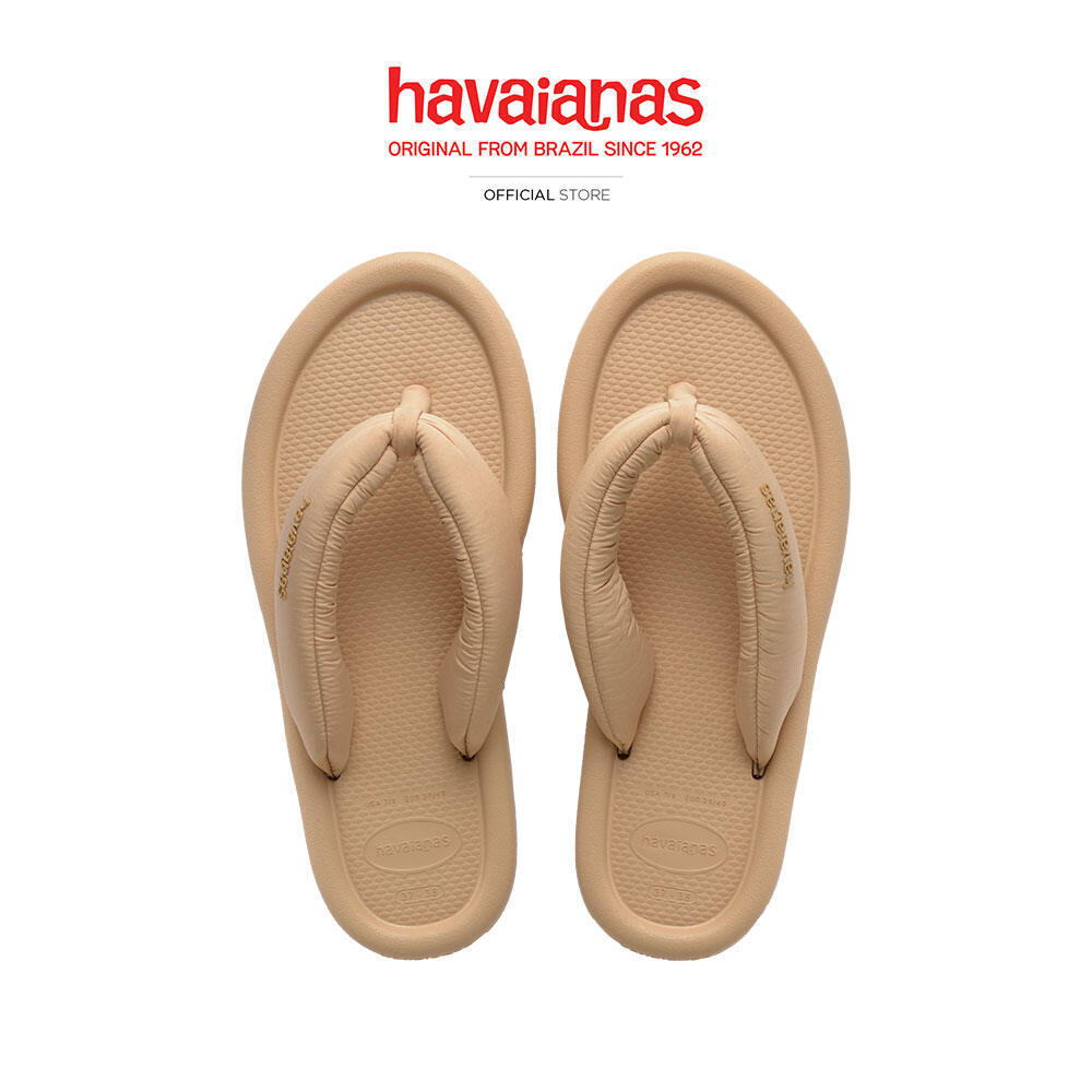 HAVAIANAS รองเท้าแตะ Maxi Puffed Flip Flops GOLD 415033005702F_U6GDXX