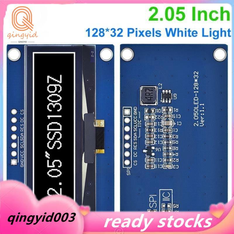 สําหรับใช้งานร่วมกับ 2.05 นิ้วโมดูลจอแสดงผล OLED 128x32 SSD1309 Controller SPI อินเทอร์เฟซ LCD