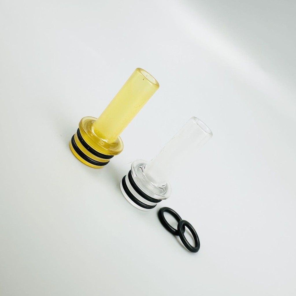 Slim 510 Dripper pc pom poi Material ดริปเปอร์ทนความร้อนแบบบูรณาการ#细长510滴嘴 Pc pom pei Material ดริป