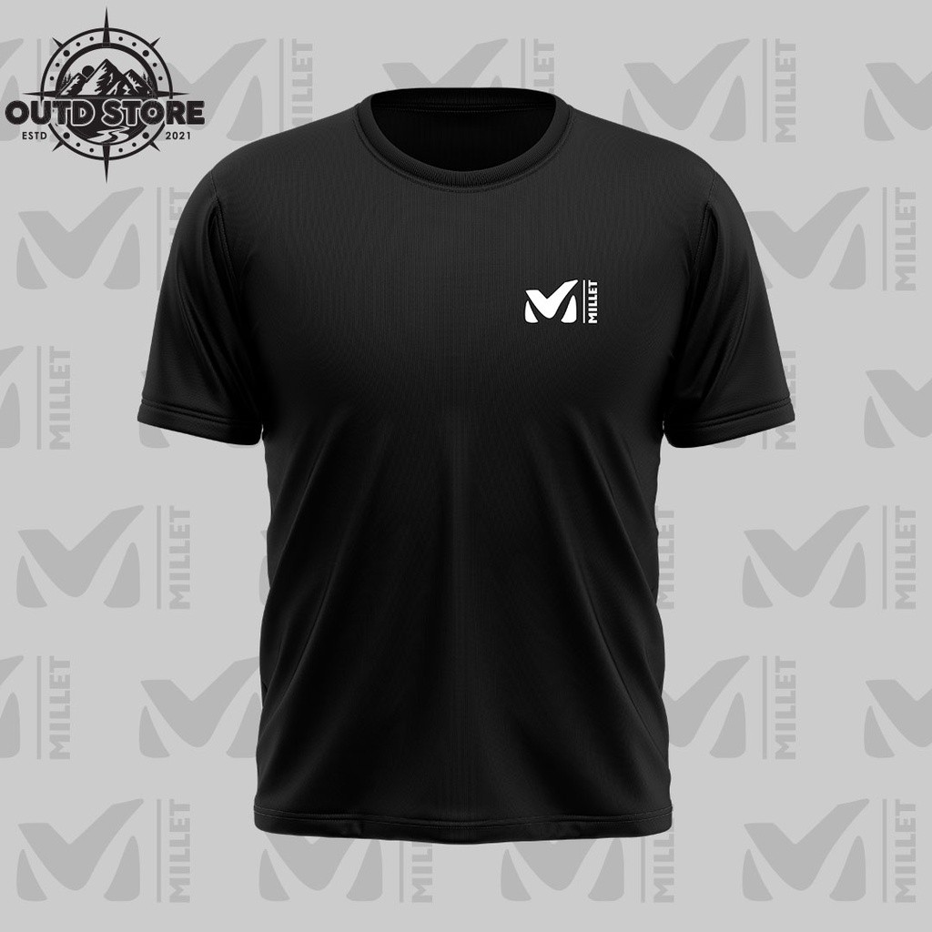 057 Va Millet เสื้อยืด Baju Millet (เสื้อยืดไมโครไฟเบอร์) เสื้อยืดกลางแจ้ง เดินป่า