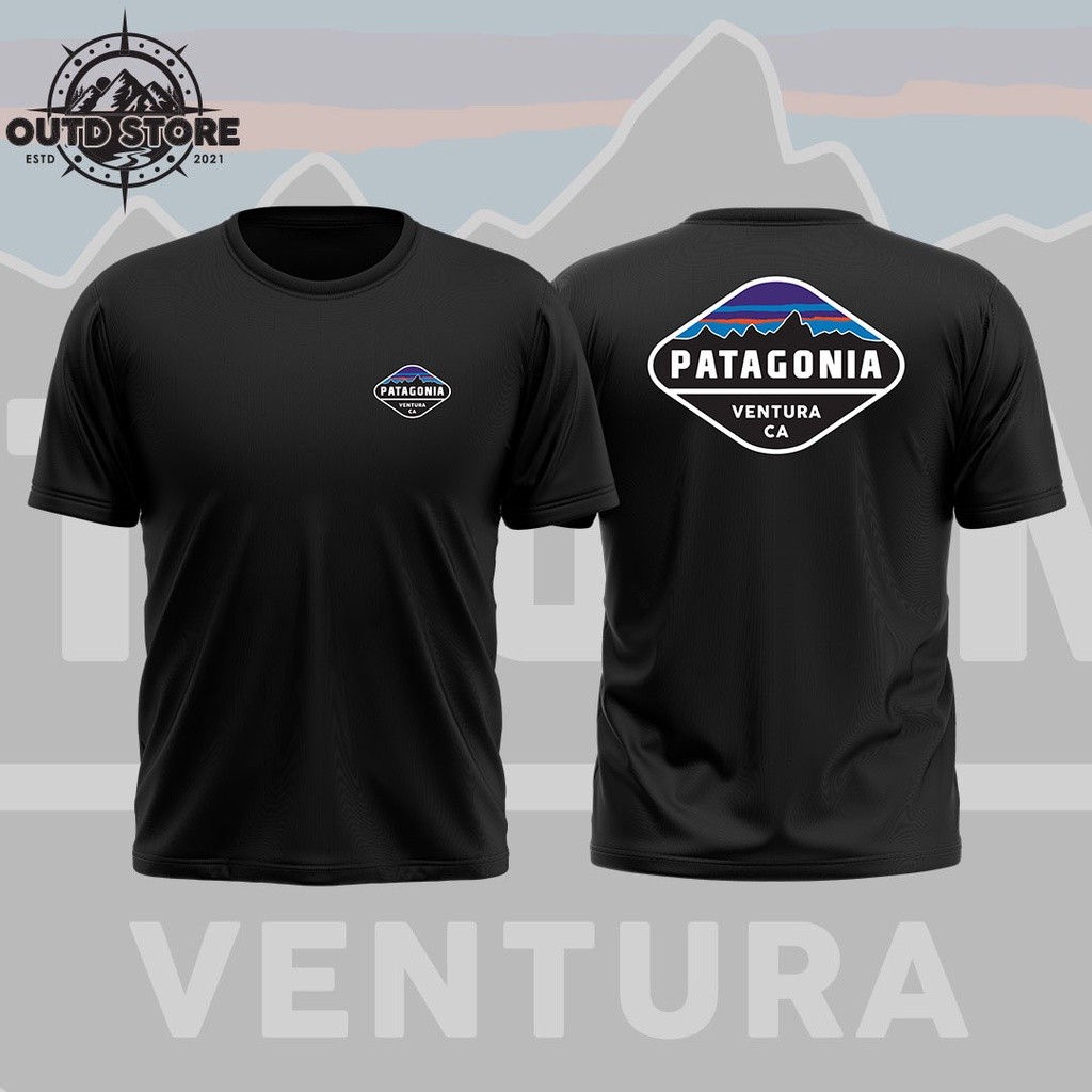 003 Vd Patagonia เสื้อยืด Baju Patagonia (เสื้อยืดไมโครไฟเบอร์) เสื้อยืดตกปลากลางแจ้ง