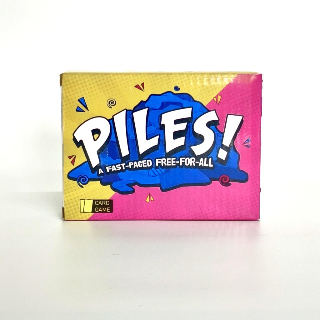 PILES ภาษาอังกฤษรูปแบบใหม่! เกมการ์ดภาษาอังกฤษ เสื้อผ้า เกมการ์ดซ้อน เกม PILES