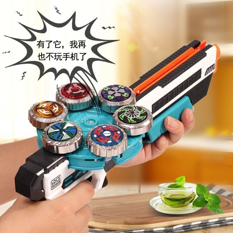 [คลังสินค้าพร้อม] Tuo Top 4 ของเล่นเด็กรุ่นอัพเกรด Six-Core Magic Top Boys อายุมากกว่า 6 ปีเครื่องส่