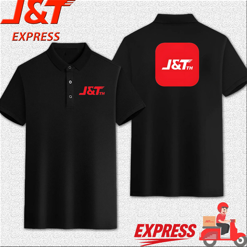 Polo คอเสื้อโปโล J&T Express เอ็กซ์เพรส ผ้าดี หนา นุ่ม สะดวกสบาย ทำงานได้อย่างแน่นอน S-3XL