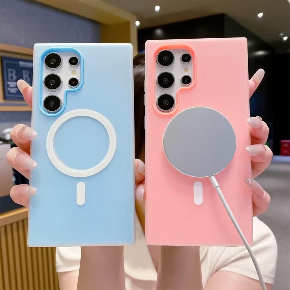 Magnetic เปลือก For Samsung S26 Ultra S25 Ultra A57 A56 A07 A17 A37 A26 A55 A54 S24 FE A06 A27 A36 A05sเคสโทรศัพท์มือถือ
