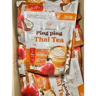 Ping Ping Thai Tea ปิ๊งปิ๊งชาไทย กลูต้าปิ๊งปิ๊ง ชาไทยปิ๊ง 1 ห่อ มี 30 ซอง