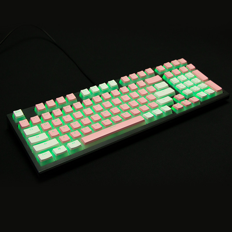 keycap gundam keycap trong suốt Pudding PBT ปุ่มกดโปร่งแสง Single Matte Anti-Oiling986810075คีย์บอร์