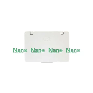 NANO ฝาครอบแผง 411 แผง แผงหน้ากาก กันน้ำ แนวนอน รุ่นClassic Series ใช้กับยี้ห้อพานาและช้างได้