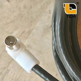 สายอากาศทีวี Digital TV RF Cable สายคอนโด สีดำ รองรับทีวีดิจิตอล ยาว 1-5 เมตร