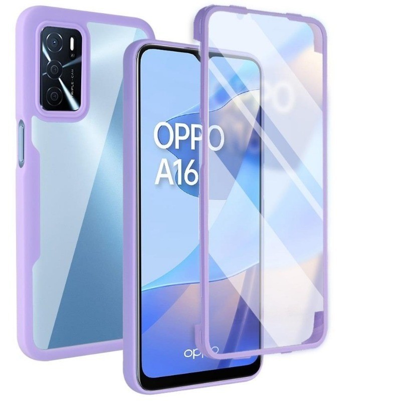 สองด้านสําหรับ OPPO A15 A15S A16 A55 A54 A5 A9 A5X A5Pro A3 A3X 2020 สองด้านป้องกัน Hard PC โทรศัพท์