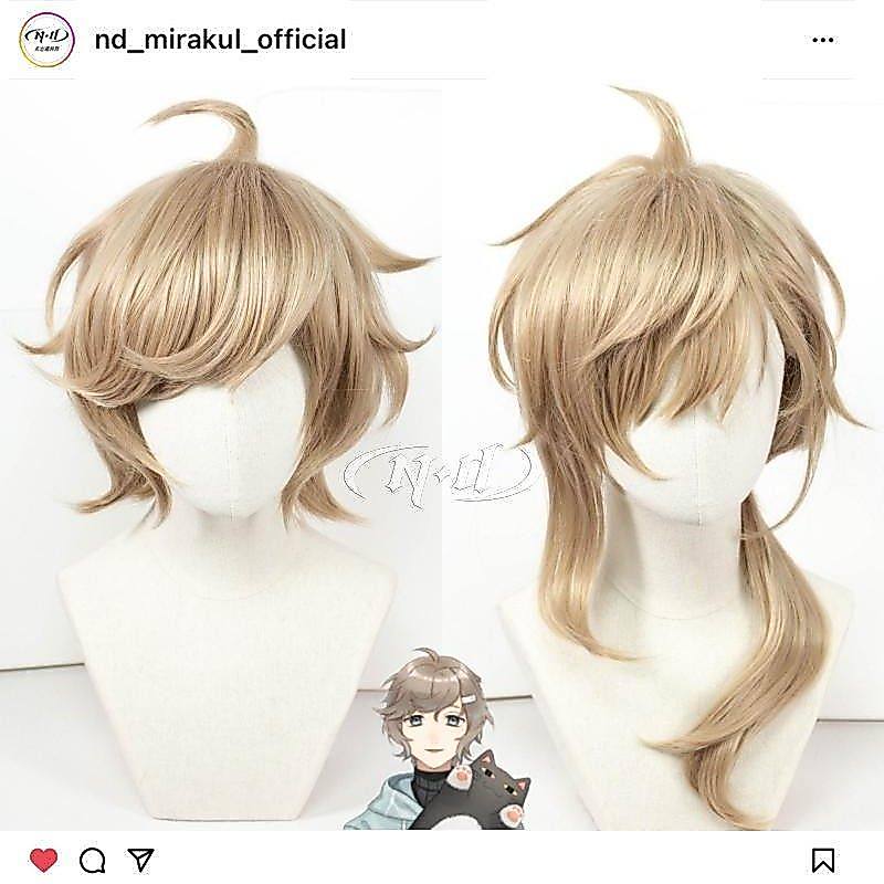 ND Home] Kanae Kanae vTuber ผมยาวผมสั้น สไตล์ตัวละคร cos วิกผม