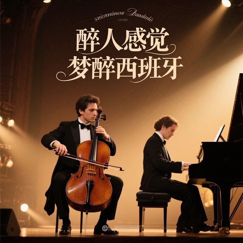 Cello และ Piano Drunk Feeling/Dream Drunk Spain AageKvalbein Fever Music cd Disc 7.14 T
