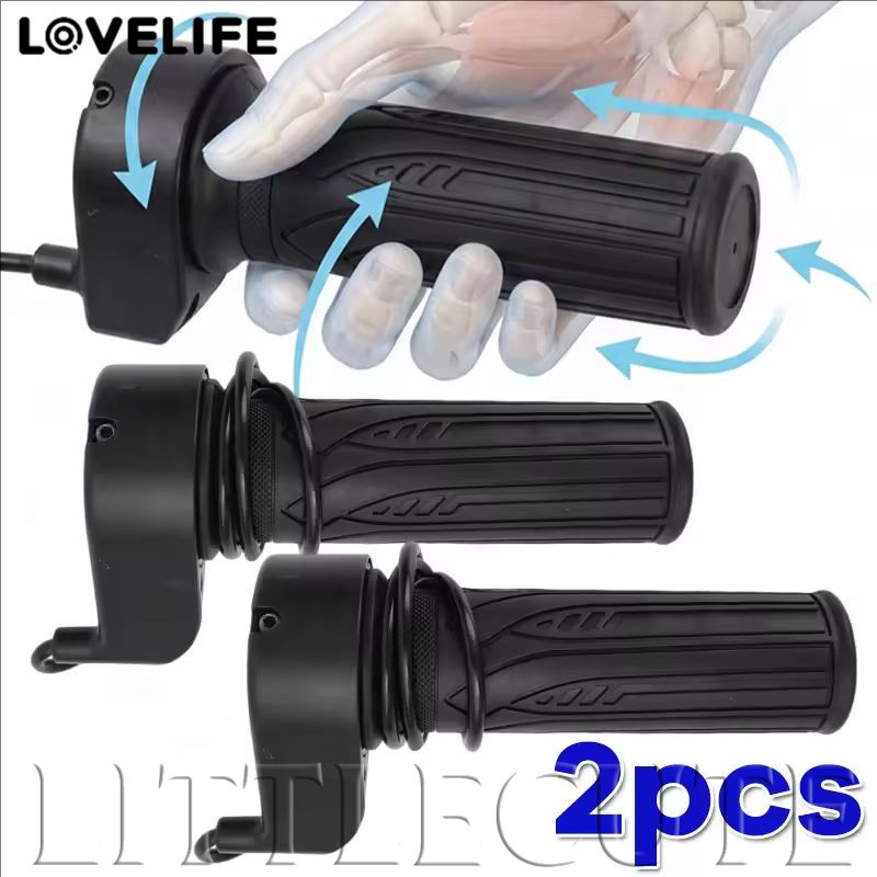 [AUTO & 3C] 1/2PCS - คันเร่งรถจักรยานยนต์ Twist Grip Handlebar Accelerator Control จักรยานไฟฟ้าสกู๊ตเตอร์ควบคุมความเร็วการปรับเปลี่ยนแฮนด์ / ราคาดี