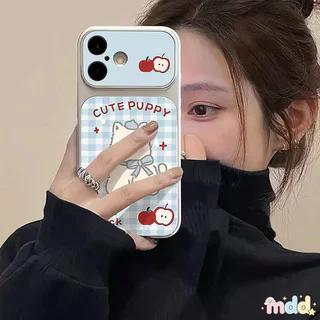 ชุบไฟฟ้ากล้องปกป้องกันล้มเคส For Honor 400 Smart 200 Pro X9D X9C X8B X7D X6C X6B X5C Plus Magic8 Lite การ์ตูนน่ารักสุนัข