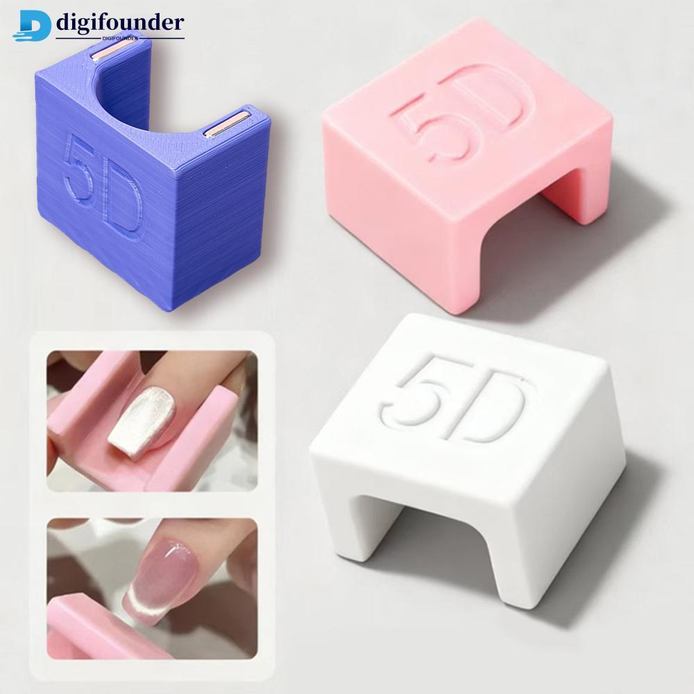 DIGIFOUNDER 5D อัตโนมัติ Cat-eye Nail Art เครื่องมือไม่มีทักษะ Multi-ด้านแม่เหล็ก Catseye เครื่องมือ