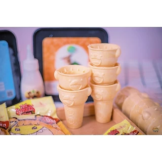 🐻โคนหมี โคนไอศครีมรูปหมี 5 ชิ้น-ไผ่ทองไอสครีม // Bear Cup Cone 5 pieces - Paithong Icecream