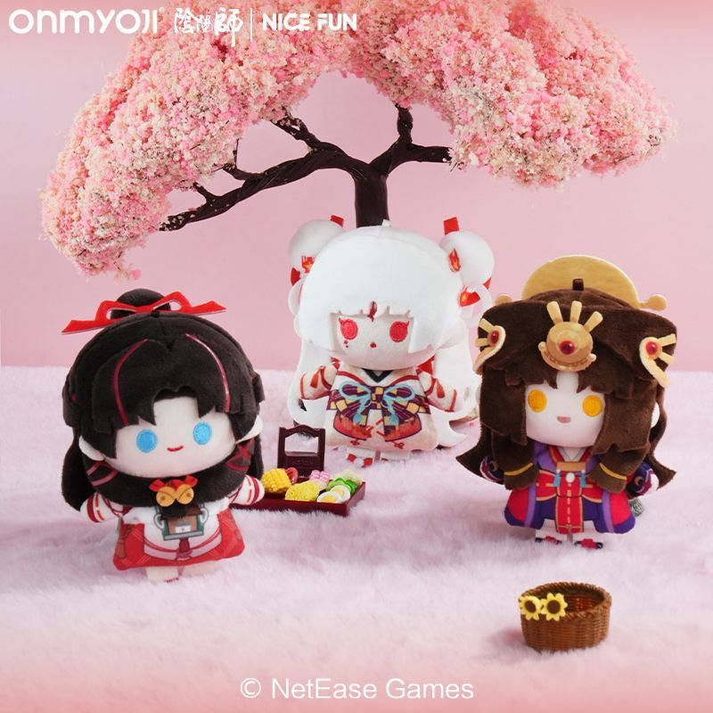 NICEFUN Onmyoji FUN Adzuki Bean Series Shiranui Asura Plush Yaki Orochi อินเทรนด์เล่น Mystery Box เก