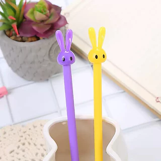 ปากกาเจลกระต่าย ตวามยาว18cm ทรงกระต่ายน่ารัก หมึกดำ