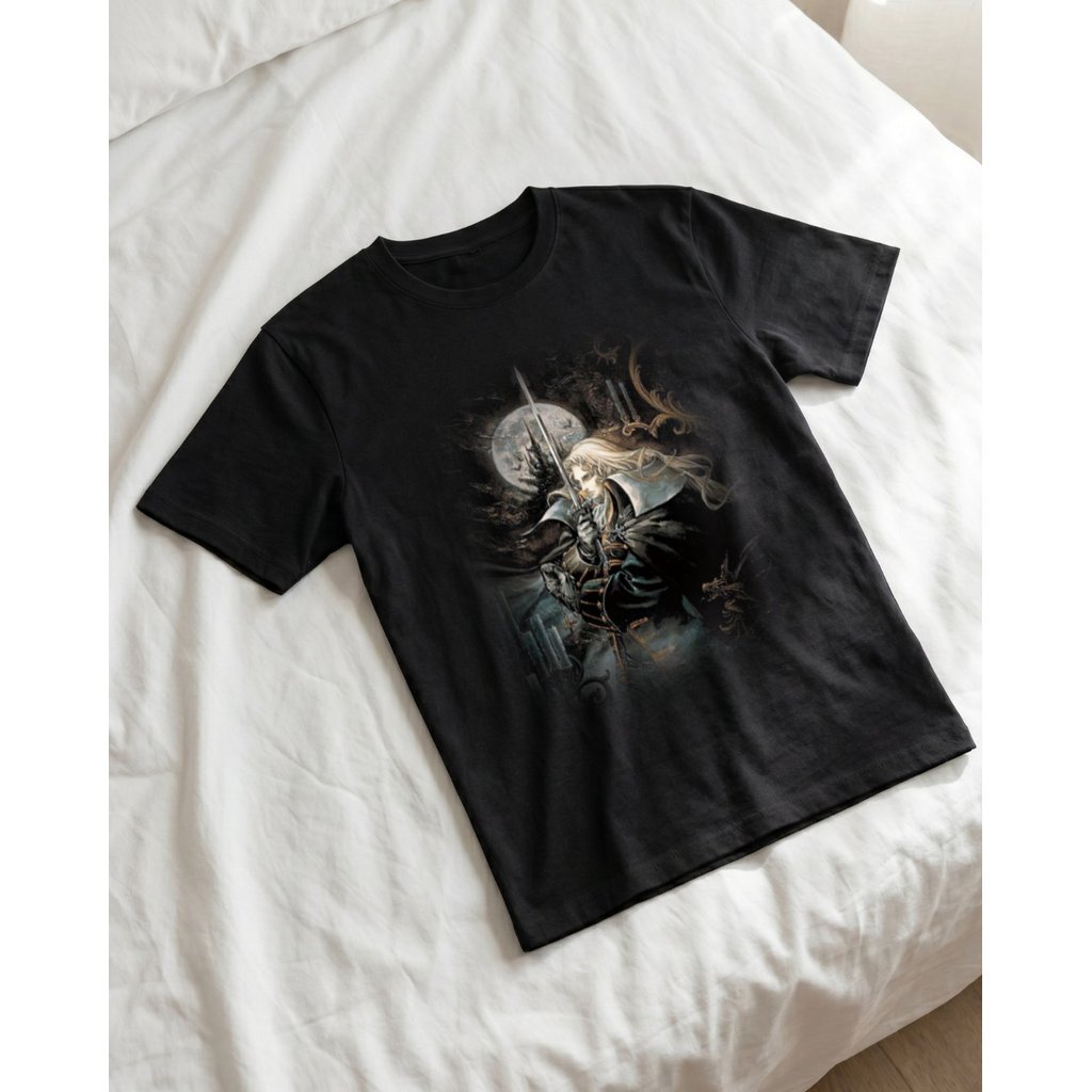 Vintage Retro Game Castlevania Alucard Art Shirt