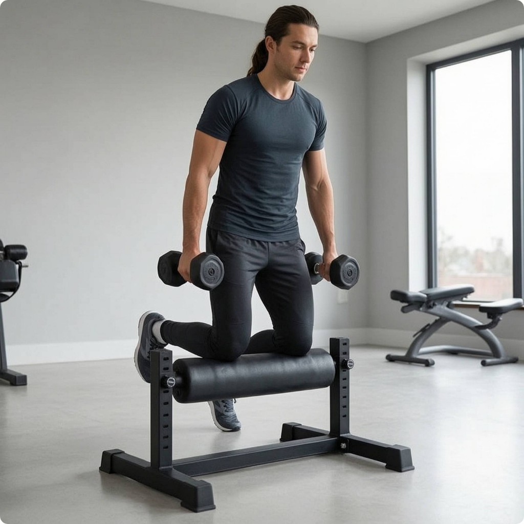 Bulgian Split Squat Rack Heavy-Duty Bulgarian Split Squat Stand Lower-Body Training Machine อุปกรณ์อ