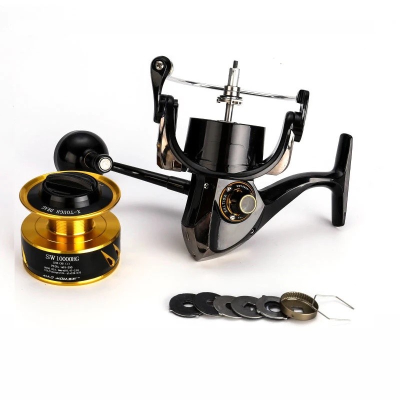 Xueqing Wonderful 11+1 แบริ่ง 35 กก.ลากตกปลาน้ําเค็ม Reel SW4000XG SW6000HG SW10000HG สําหรับ Spinni