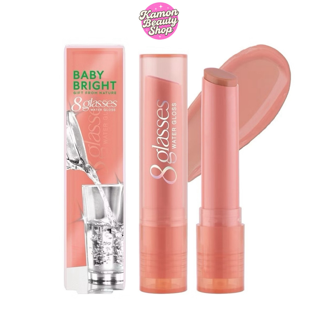 Baby Bright 8 Glasses Water Gloss ลิปน้ำ 8 แก้ว เบบี้ไบร์ท