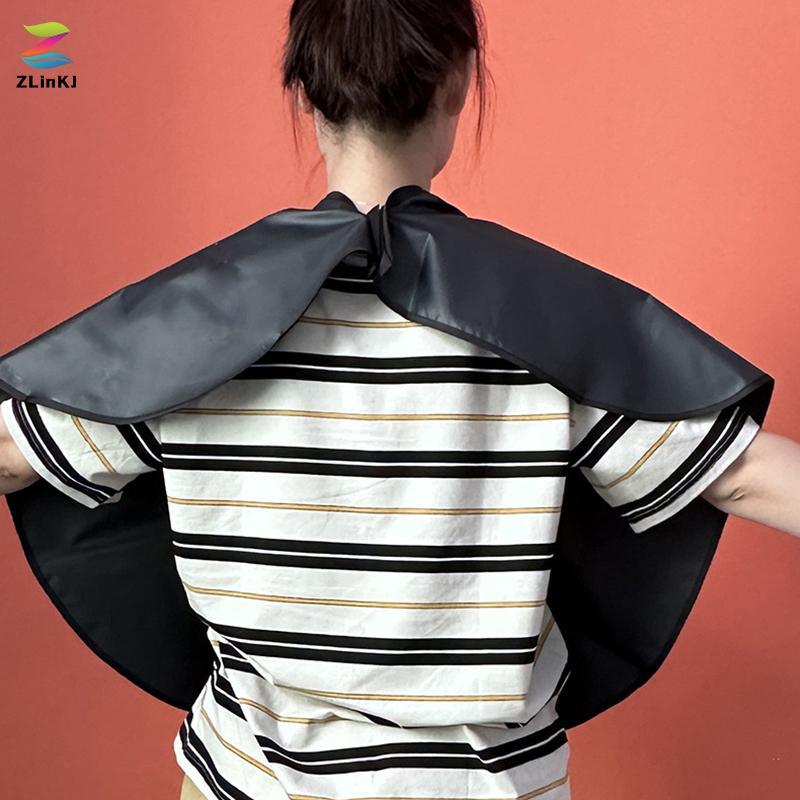 ZLinKJ ตัด Cape Pro Salon Hairdressing ช่างทําผมผ้าชุดตัดผม Bla กันน้ําช่างทําผมผ้ากันเปื้อนตัด Capes ใหม่