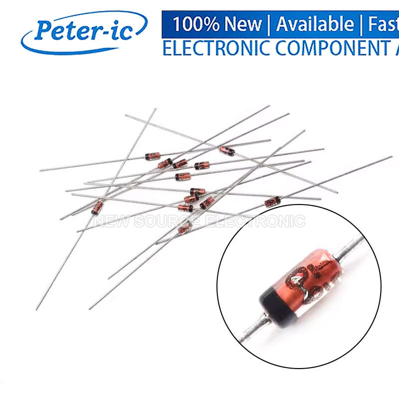(50 ชิ้น) 1N60 1N60P DO-35 Schottky Germanium Diode TV วิทยุ FM Detection IN60 IN60P