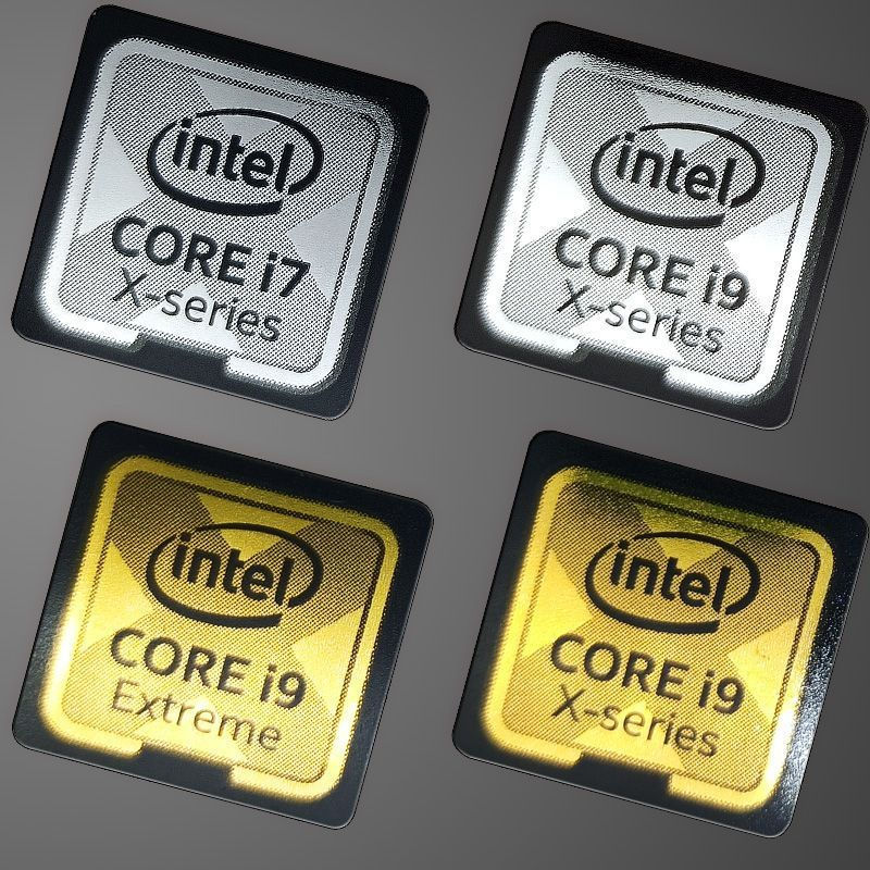 Original12y New Laptop Beautification Stickers diy Label Stickers - Smart Performance Stickers intel