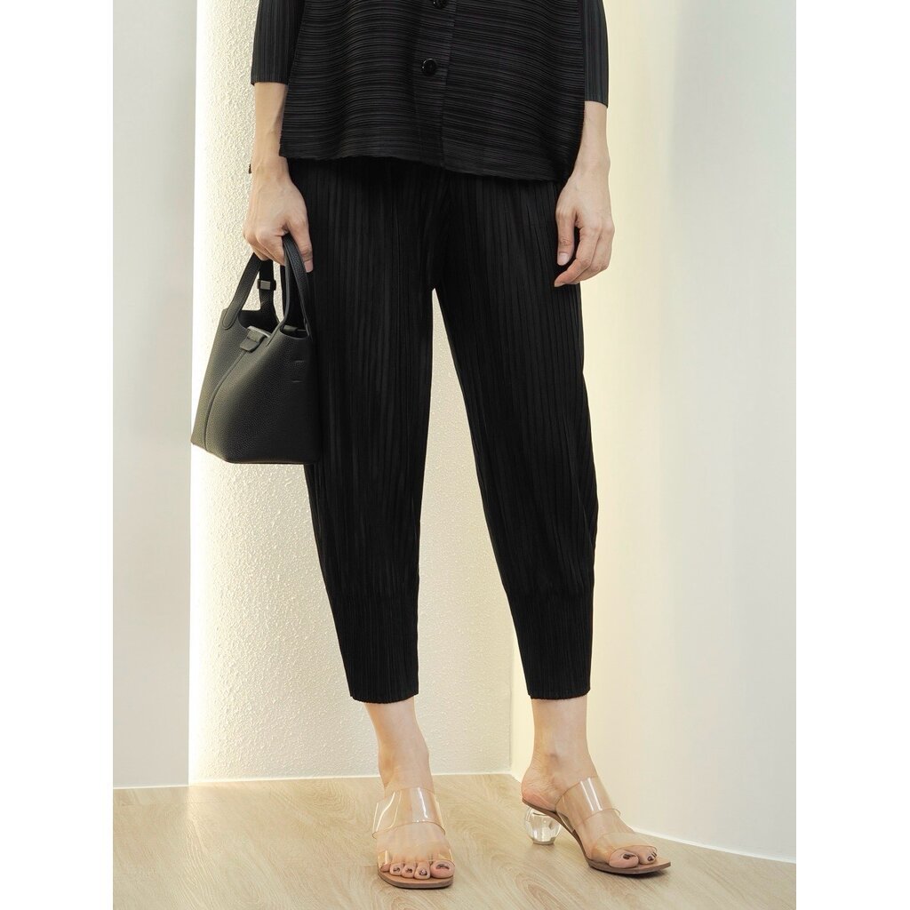 Restock!! ยาว 34 นิ้ว 2MUAY รุ่น GM6045 กางเกงอัดพลีท FLUFFY PLEATED PANTS 31 สี FREE SIZE