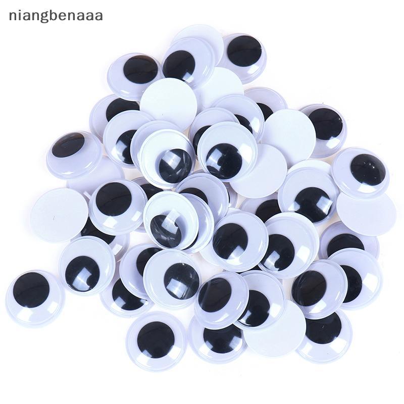(niangbenaaa) Self-กาวผสมEyesสําหรับของเล่นตุ๊กตาGogly wiggly Eyes DIYอุปกรณ์เสริมใหม่