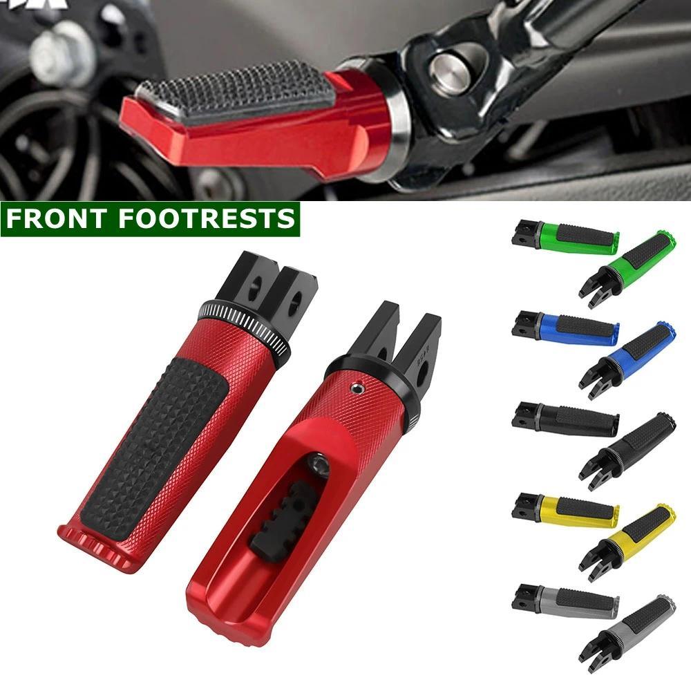 Kสำหรับรถจักรยานยนต์ยามาฮ่า XSR700 XSR900 MT-09 SP MT 07 TRACER XJ6 ที่พักเท้าหน้า ที่วางเท้า FJR130