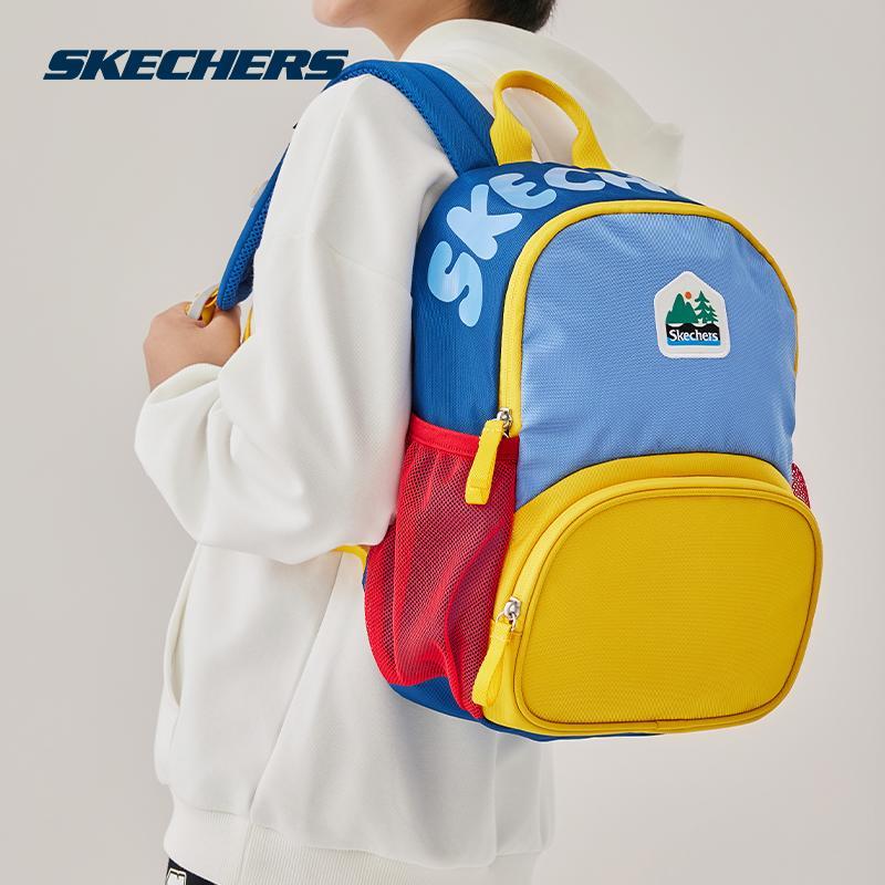 Skechers Kids กระเป๋าเป้สะพายหลังความจุขนาดใหญ่น้ําหนักเบา - L325K105