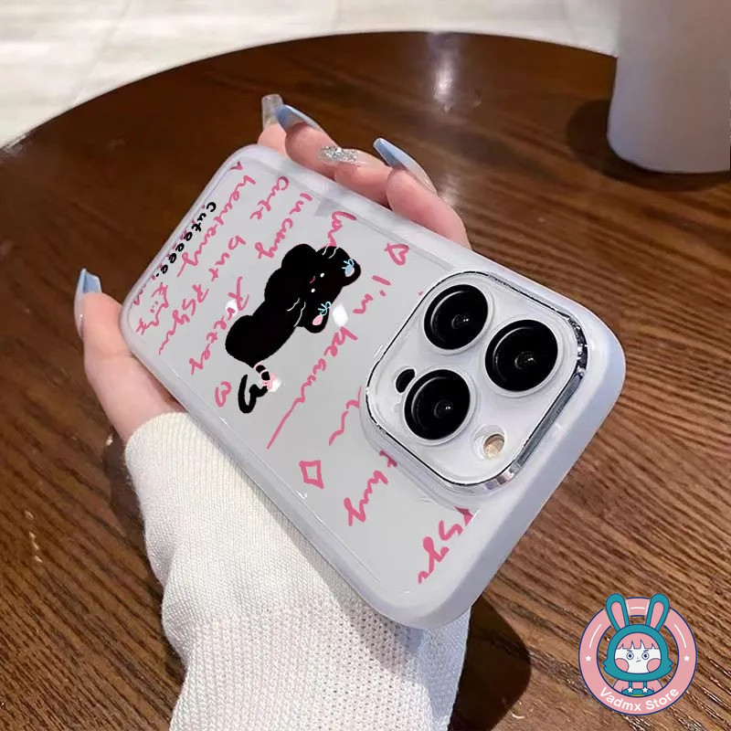 น่ารักแมวดําเคสโทรศัพท์สําหรับRealme GT 7 6 5 GT Neo 6 5 SE 2T V70 V60 V60S V50 V50S V23 V13 C15 C12