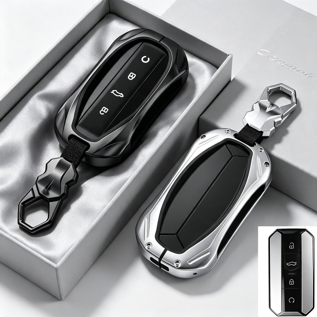 Key Case CHERY Jaecoo J5 EV เคสกุญแจรีโมทรถยนต์ Jaecoo 5/J5 EV Jaecoo 5 EV พวงกุญแจรถ