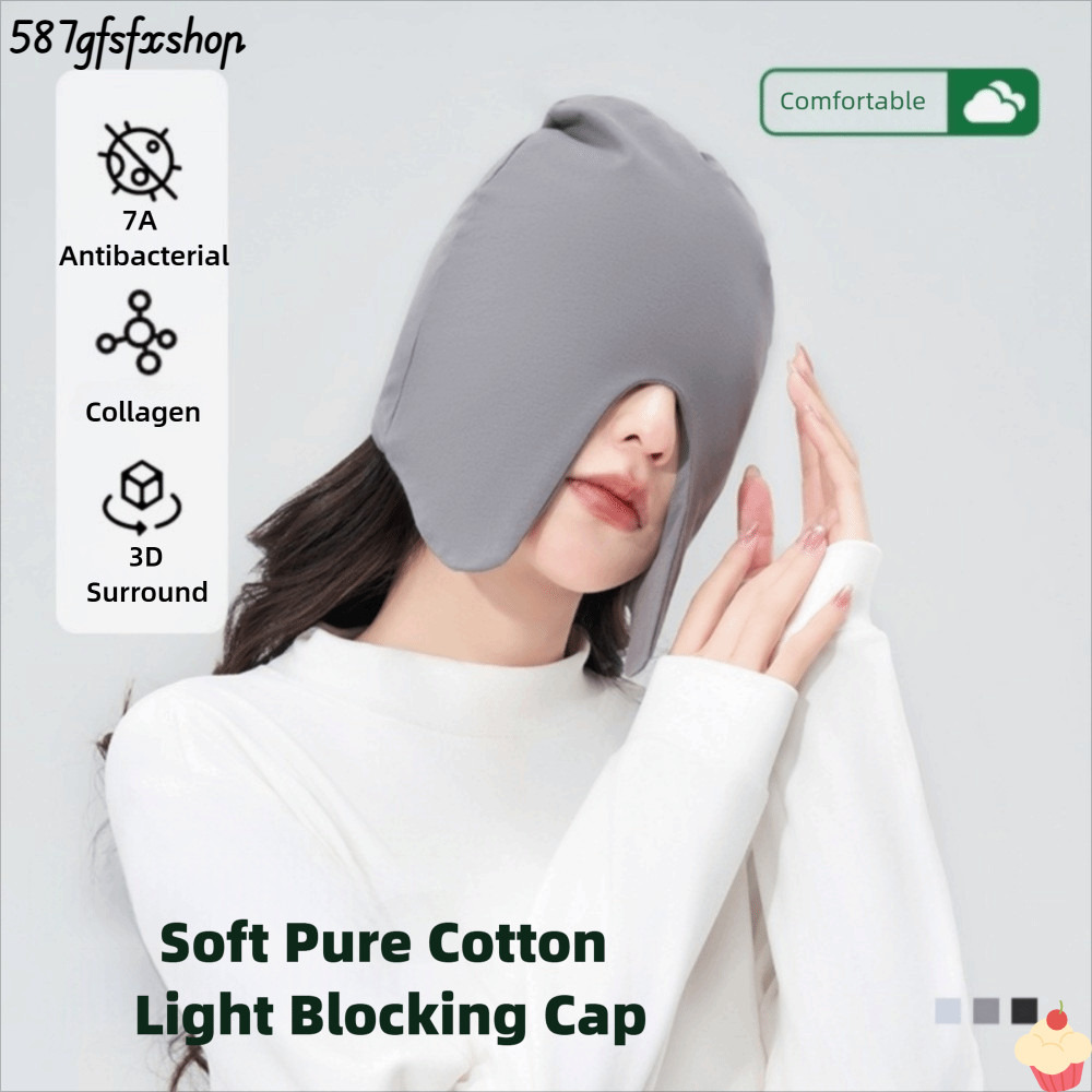 SWEETHOME Sleep Cap, Windproof สบาย Sleep Pullover, Travel Cotton Warm Light Blocking Nighttime หมวกผู้หญิงผู้ชาย