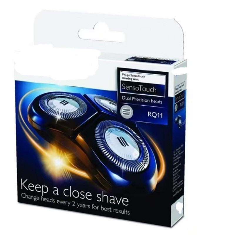 หัวใบมีด RQ11 สามารถใช้ร่วมกับเครื่องโกนหนวด Philips รุ่น RQ1150 RQ1160 RQ1141 YS1150 ได้