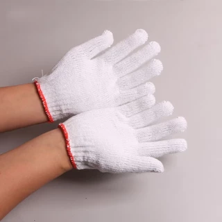 ถุงมือผ้า ถุงมือผ้าฝ้าย สำหรับใส่ทำงาน ทำสวน ถุงมือผ้าฝ้ายราคาถูก