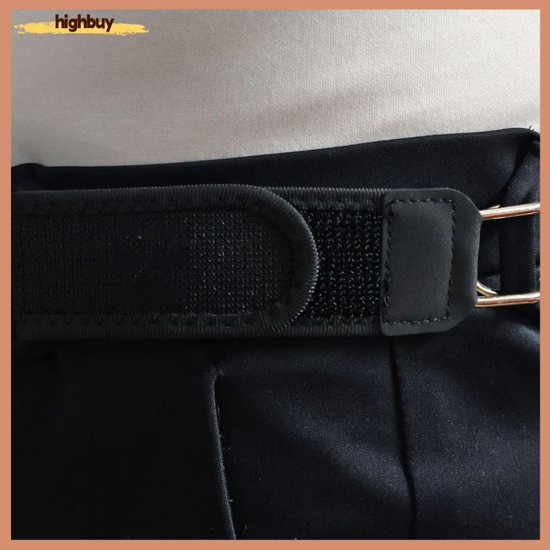 Buleless เข็มขัดตะขอปรับตะขอโลหะเข็มขัดยางยืด Unisex Bule-ฟรีที่มองไม่เห็นเข็มขัดเอวปิดสําหรับงานกลางแจ้ง