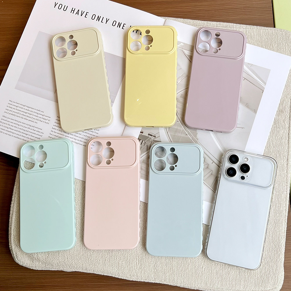 ใหม่CandyสีทึบLove Heart TPUซิลิโคนเคสโทรศัพท์สําหรับiPhone 17 Air 16 15 14 Plus 13 12 11 Pro Maxกันกระแทกกันชนกรณี