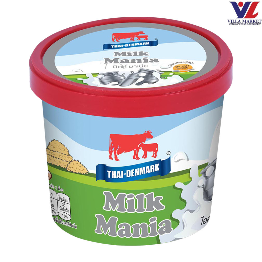 Thai-Denmark Milk Ice Cream 90G. ไทย-เดนมาร์ค ไอศกรีมนม